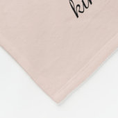 Tante tante Definition Script Roos Gold Glitter Fleece Deken (Hoek)