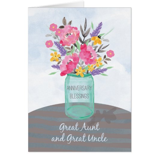 Tante tante en grote Jubileum Blessings J (Voorkant)