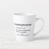 Tante tante Fun Best tante Ever Definition Cadeau Latte Mok (Rechts)