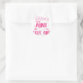 Tante tante - Tante Ronde Sticker (Tas)