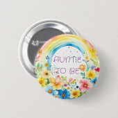 Tante te worden | BABY SHOWER BUTTON (Voorkant /achterkant)