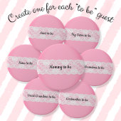 Tante te worden ronde button 7,6 cm