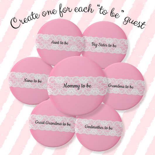 Tante te worden ronde button 7,6 cm