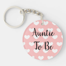Tante te zijn, zwangerschap aankondiging echo sleutelhanger