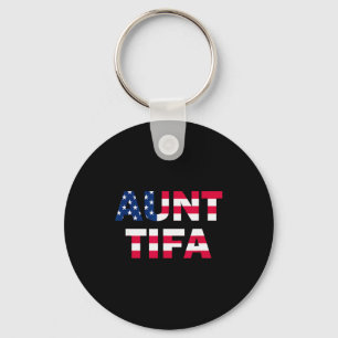 Tante Tifa Vlag Us Grappige Tante Tifa - Ik Ben Ta Sleutelhanger
