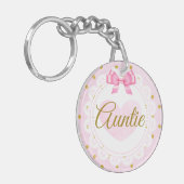 Tante To Be | Geboorteaankondiging | Echografie Sleutelhanger (Voorkant Links)