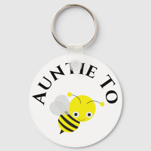 Tante to be New Aunt Pregnancy Announge Gift Sleutelhanger