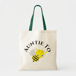 Tante to be New Aunt Pregnancy Announge Gift Tote Bag
