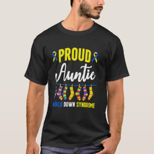 Tante trots wereld Downsyndroom bewustzijn T21 Tri T-shirt