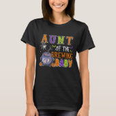 Tante van Brewing Baby Halloween Baby shower spook T-shirt (Voorkant)
