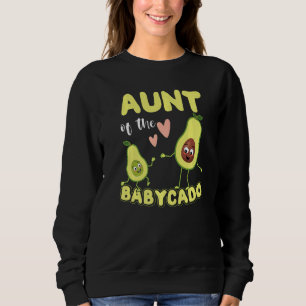 tante van de babycado schattige zwangere avocado z trui