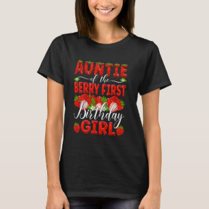 Tante van de Berry Eerste Verjaardag van Meisje St T-shirt