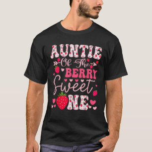 Tante van de bes Sweet One Aardbei 1e geboorte T-shirt