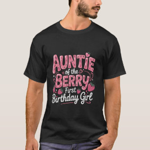 Tante van de bessen eerste verjaardag meisje zoete t-shirt