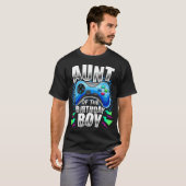tante van de Birthday Boy Matching Video Game Birt T-shirt (Voorkant volledig)
