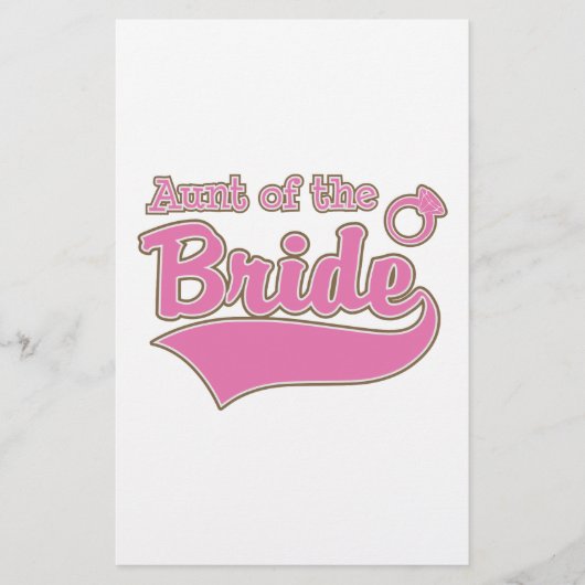 tante van de Bride Briefpapier (Voorkant)