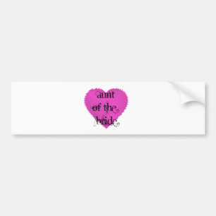tante van de Bride Bumpersticker
