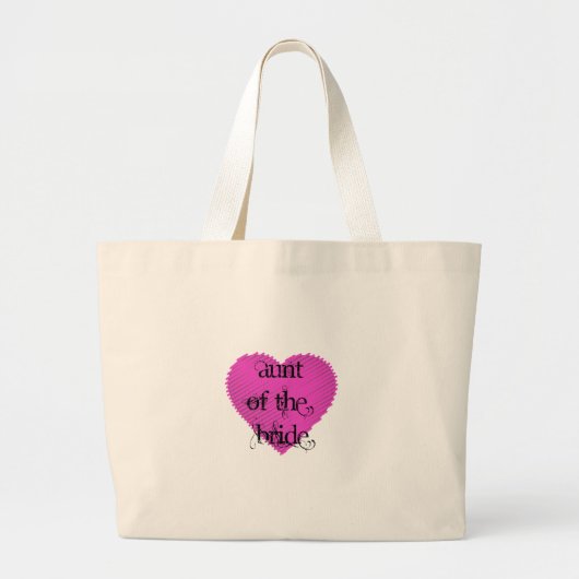 tante van de Bride Grote Tote Bag (Voorkant)