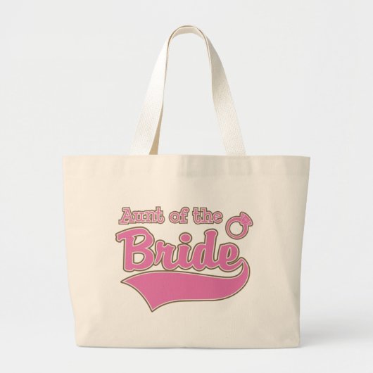 tante van de Bride Grote Tote Bag (Voorkant)