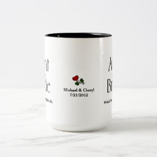 Tante van de Bride heeft haar Mok Caffeine Fix nod