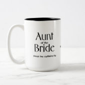 Tante van de Bride heeft haar Mok Caffeine Fix nod (Links)