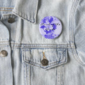 tante van de Bride Ronde Button 5,7 Cm (In situ)