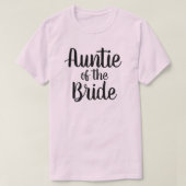 tante van de Bride T-shirt (Design voorkant)
