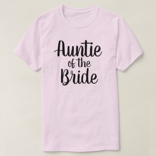 tante van de Bride T-shirt (Design voorkant)
