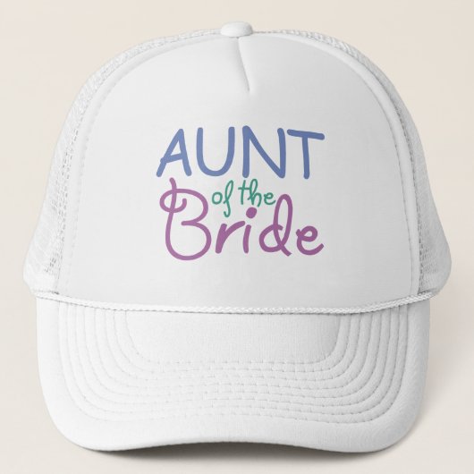 tante van de Bride Trucker Pet (Voorkant)