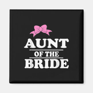 Tante van de bruid bruiloft magneet