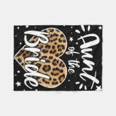 Tante van de bruid Ik hield van haar eerste Schatt Fleece Deken (Voorkant (Horizontaal))