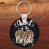 Tante van de bruid Ik hield van haar eerste Schatt Sleutelhanger (Voorkant)