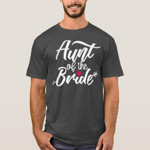 Tante Van De Bruid Pijl Hart Trouw Verlovingsparti T-shirt