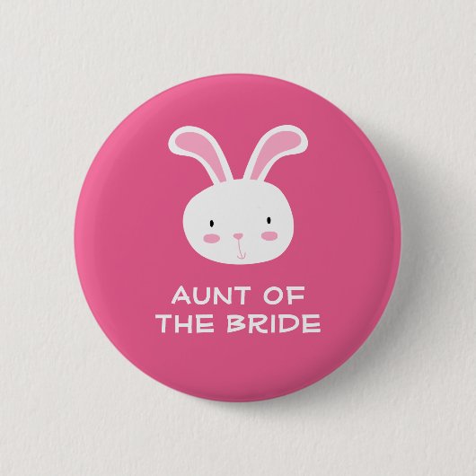 Tante van de bruid ronde button 5,7 cm (Voorkant)