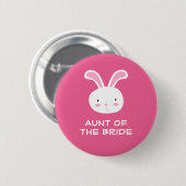 Tante van de bruid ronde button 5,7 cm (Voorkant /achterkant)
