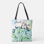 Tante van de bruid Twee-tint groene bloem tas (Achterkant)
