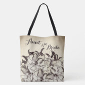 Tante van de bruid vintage tote bag (Achterkant)