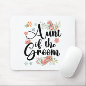 Tante van de bruidegom Bloemen Tante van de bruide Muismat (Met muis)