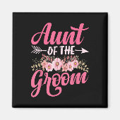Tante Van De Bruidegom Geschenken Mama Bruid Bruid Magneet (Voorkant)