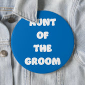 Tante van de bruidegom ronde button 6,0 cm (In situ)