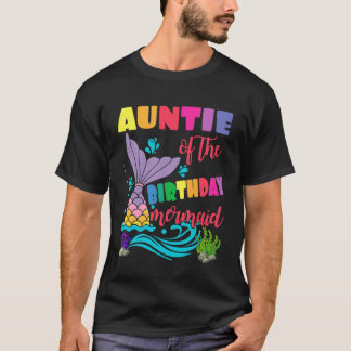 tante van de familie van de zeemeerminnen t-shirt