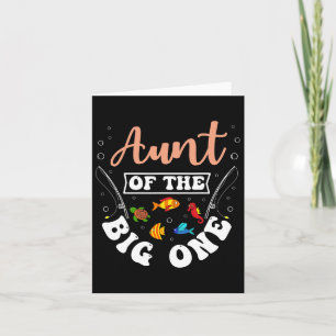 Tante van de Grote Vist verjaardagsfeestje Bday CE Kaart