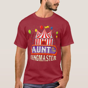 Tante van de Kinder circus van de Birthday Ringmas T-shirt