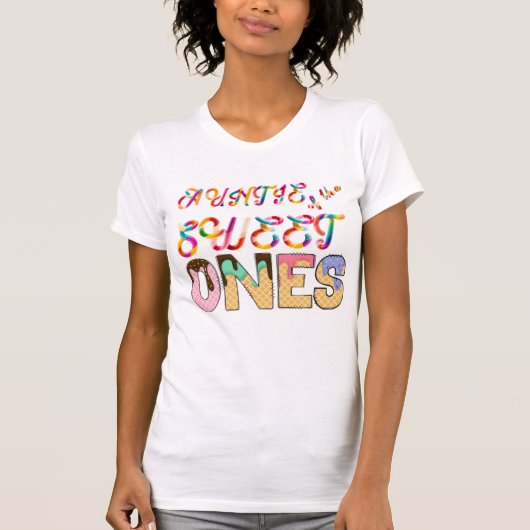 Tante van de lieve mensen t-shirt (Voorkant)