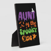 Tante van de Spooky One Halloween Family Matching Fotoplaat (Zijkant)