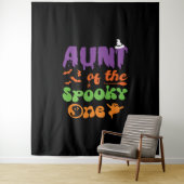 Tante van de Spooky One Halloween Family Matching Wandkleed (In situ)
