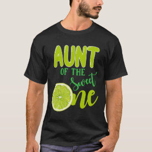 Tante van de Sweet One 1e Verjaardag Lemon Meisje  T-shirt