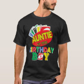 Tante van de Uno Verjaardag Jongen Uno 7e Verjaard T-shirt (Voorkant)