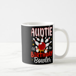 Tante van de verjaardag Bowler Kind Bowling Party Koffiemok