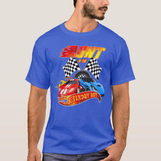 Tante van de Verjaardag Jongen Race Verjaardag Par T-shirt